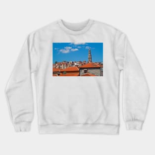 Portugal. Porto. Clerigos Tower. Crewneck Sweatshirt